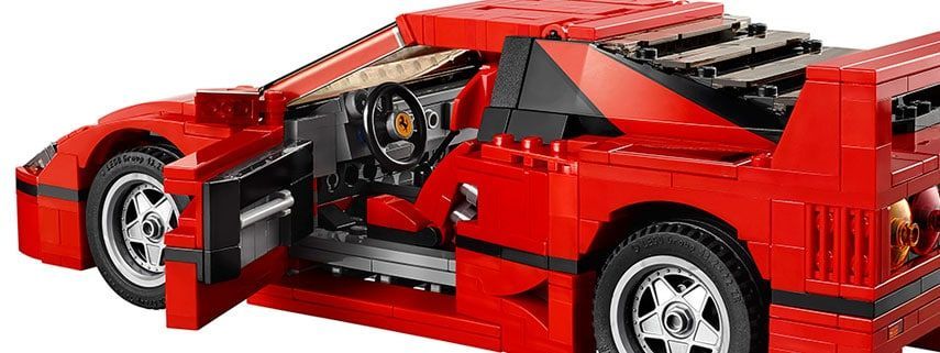LEGO Ferrari F detail