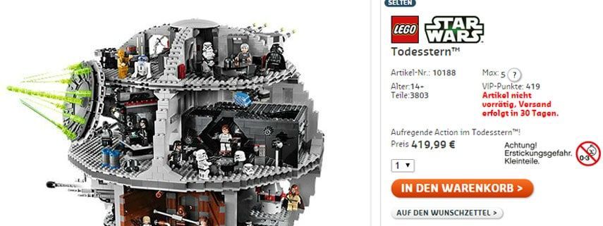 lego starwars todesstern legoshop