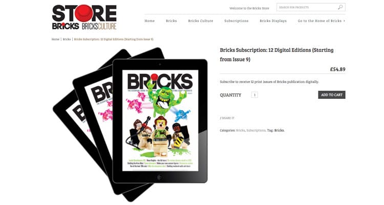 bricks digitial subscription