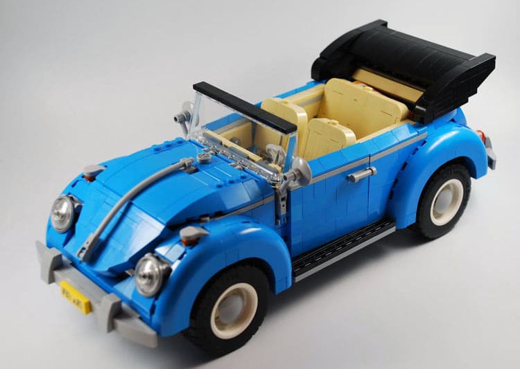 CB CUSTOM Modell Schlauchboot mit Anhänger aus LEGO® Steinen zB für Beetle 10252 