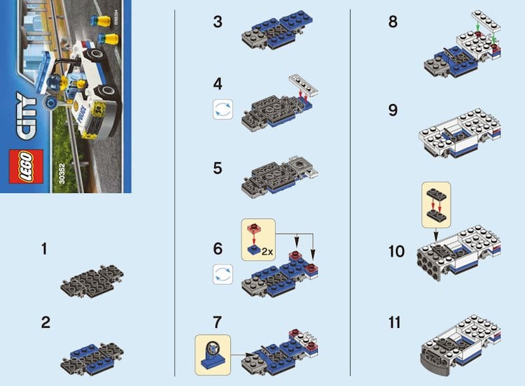 Neue LEGO City 2017 Polybags: 30351 + 30352 + 30353 + 30354
