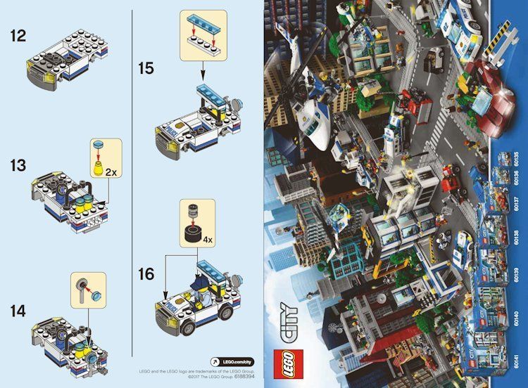 Neue LEGO City 2017 Polybags: 30351 + 30352 + 30353 + 30354