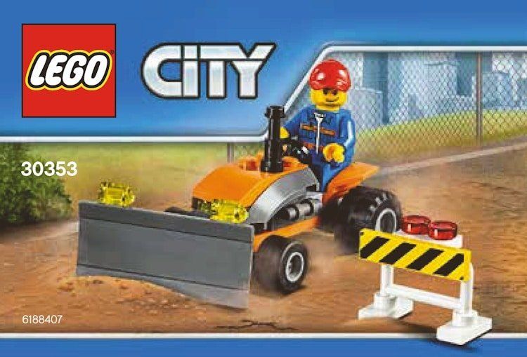 Neue LEGO City 2017 Polybags: 30351 + 30352 + 30353 + 30354