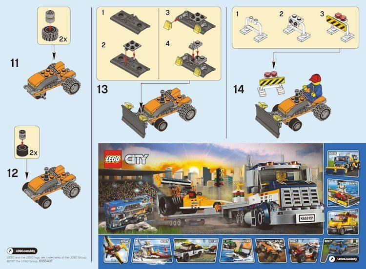 Neue LEGO City 2017 Polybags: 30351 + 30352 + 30353 + 30354