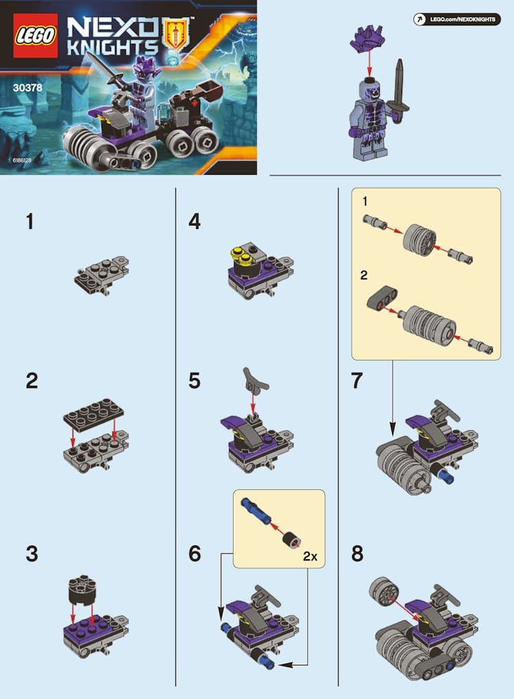 Neue LEGO Nexo Knights Polybags gesichtet: 30376, 30377 & 30378