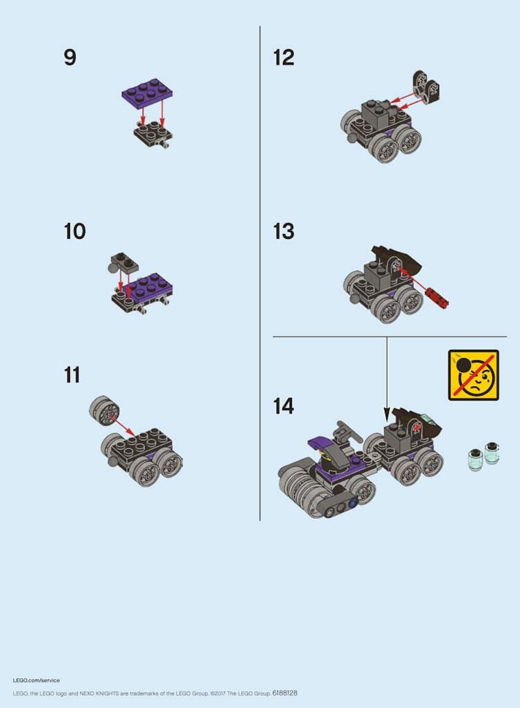 Neue LEGO Nexo Knights Polybags gesichtet: 30376, 30377 & 30378