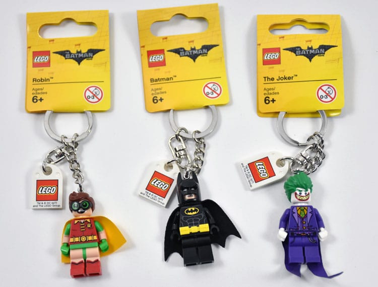Neue LEGO Batman Movie Keychains: Batman, Joker und Robin