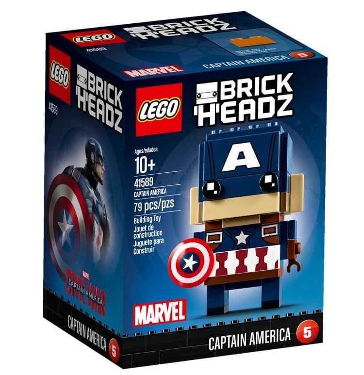 lego brickheadz captainamerica