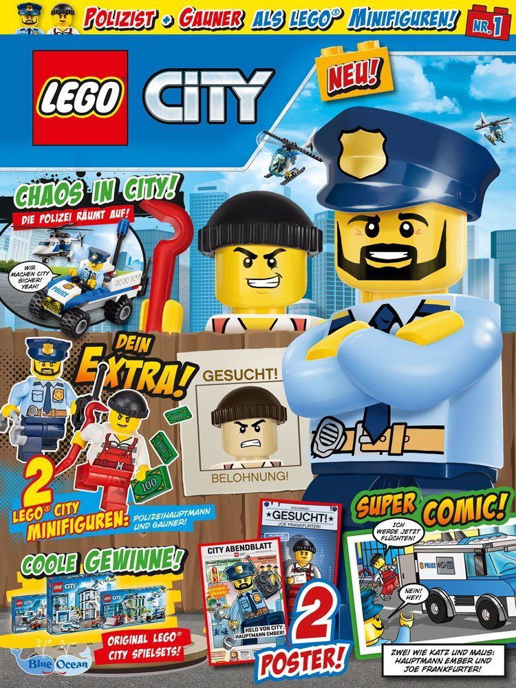 Neues LEGO City Magazin setzt auf integriertes Heft-Konzept