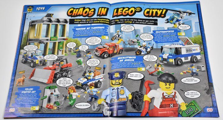 Heft-Review: LEGO City Magazin Ausgabe 1/2017 mit 2 Minifiguren