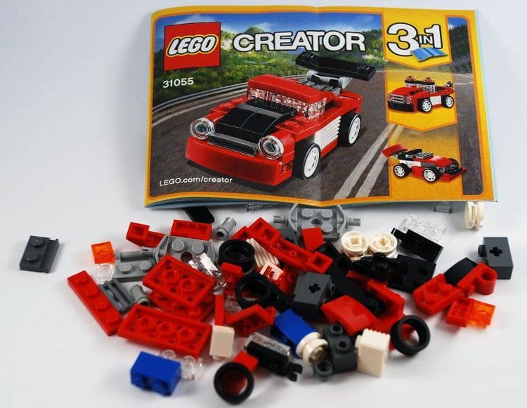 Kurz-Review: LEGO Creator Roter Rennwagen (31055)