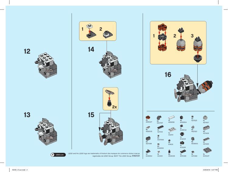 LEGO Store Minimodellbau-Aktion: Waschbär (40240) im Review