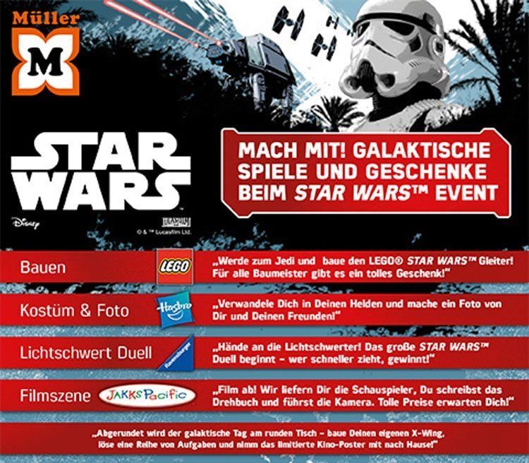 Star Wars Event bei Müller: LEGO Star Wars Polybag gratis?