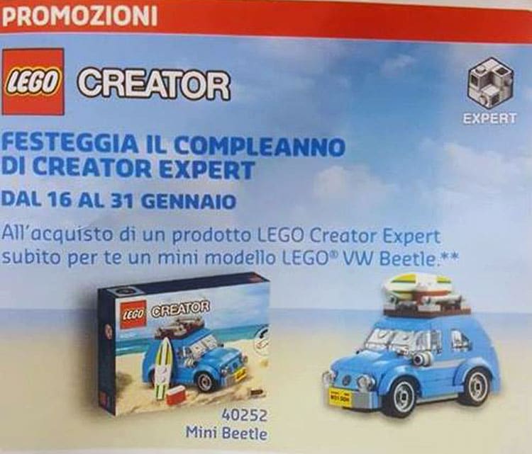 LEGO Creator VW Beetle (40252): Bauanleitung & Store-Aktion