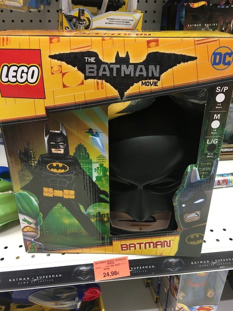 LEGO Store: LEGO Batman Movie Masken und Batarang verfügbar