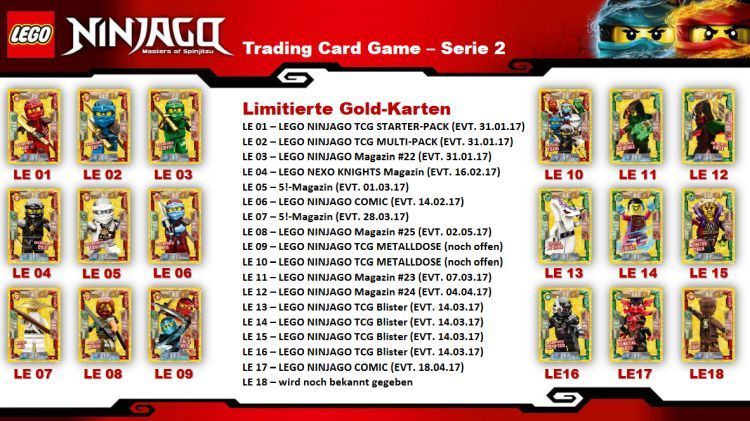 LEGO Ninjago Trading Card Game Serie 2 im Review