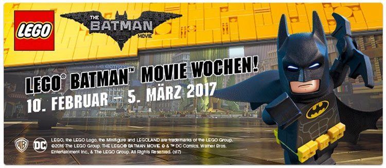 Exklusiver Sammelstein zu den LEGO Batman Movie Wochen