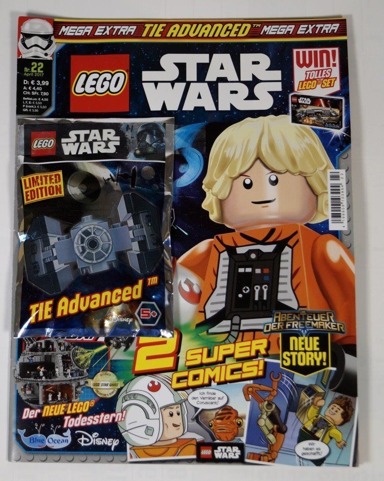 Review: LEGO Star Wars Magazin April 2017 mit TIE Advanced