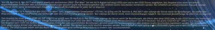 LEGO Star Wars Tage 2017: Kein Rabatt auf den Snowspeeder