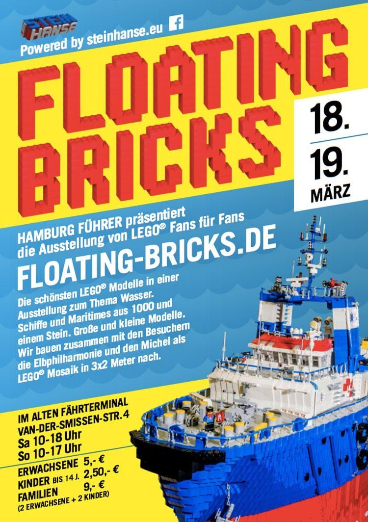 Floating Bricks: Nach 105 Jahren läuft die Titanic in Hamburg ein