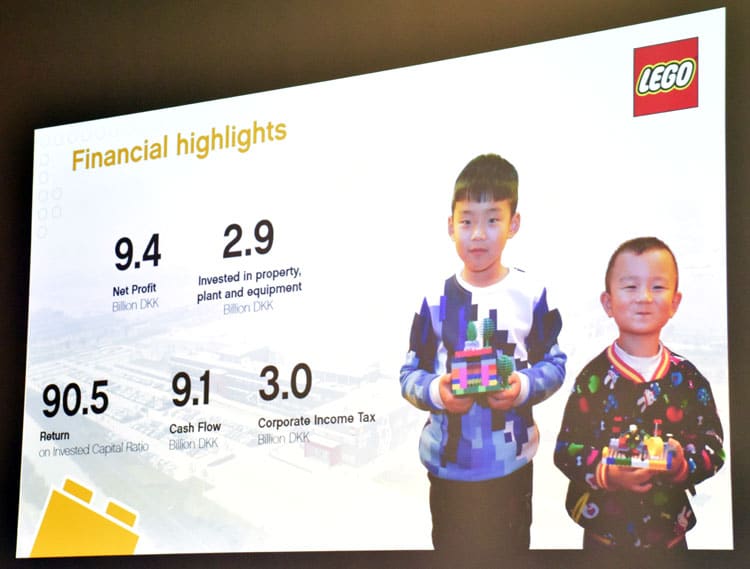 LEGO CEO Bali Padda verkündet Rekordumsatz für 2016