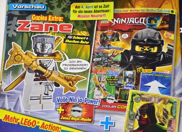 Heft-Review: LEGO Ninjago Magazin 3/2017 mit Kai Minifigur