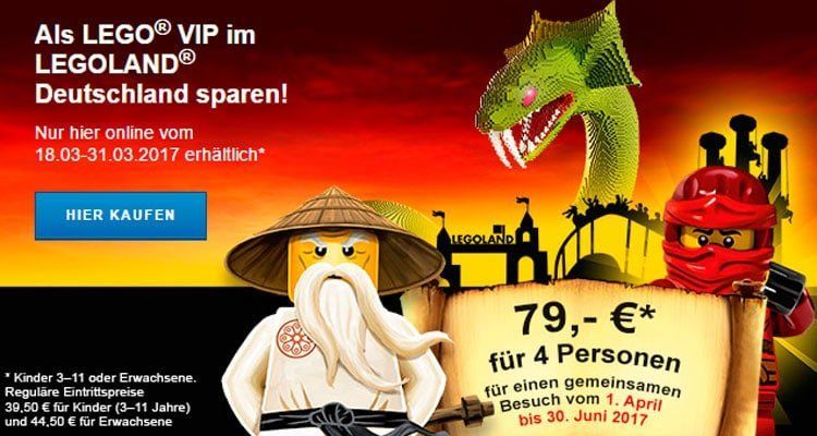 lego vip legoland sonderpreis