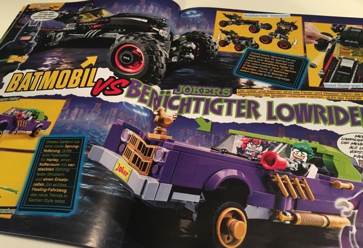 Review: LEGO Batman Movie Magazin Nr. 2 mit Joker Minifigur