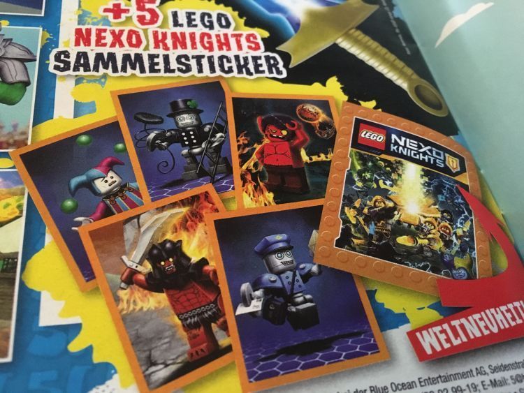 LEGO Nexo Knights Sammelsticker ab 13. April erhältlich