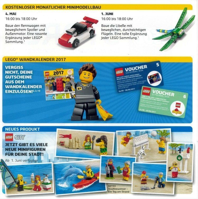 Alle LEGO Store Angebote im Mai und Juni 2017