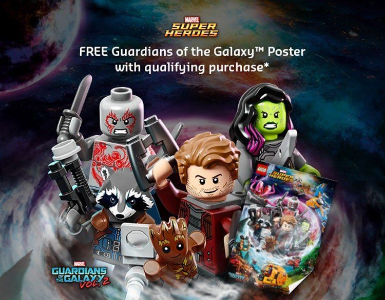 LEGO Store: Gratis LEGO Guardians of the Galaxy Vol. 2 Poster