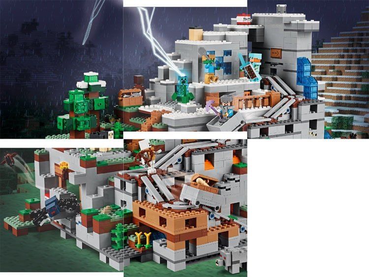 LEGO Minecraft The Mountain Cave (21137): Ein Teil fehlt noch