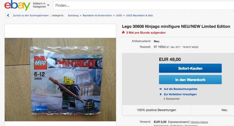 LEGO Ninjago Movie: Erstes Polybag (30608) mit Lloyd Minifigur