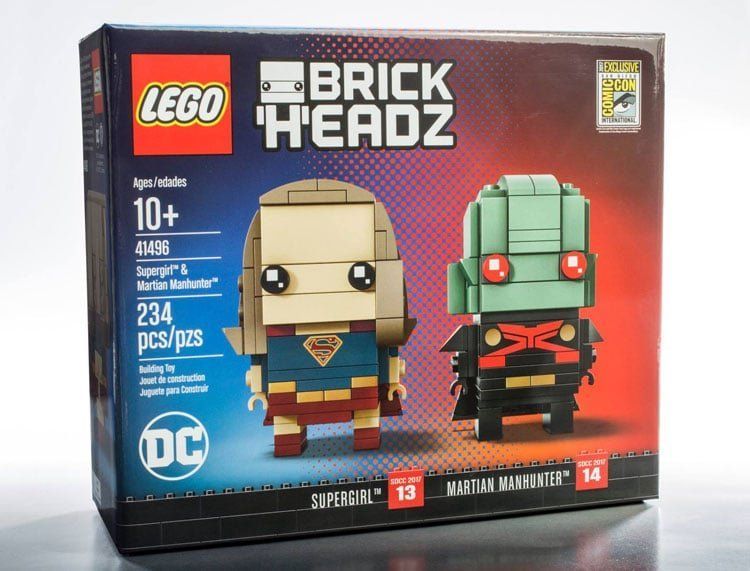 SDCC 2017: LEGO BrickHeadz Supergirl und Martian Manhunter (41496)