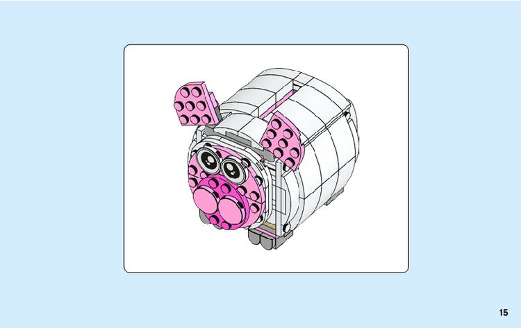 LEGO Mini Piggy Bank (40251): Sparschwein in drei Varianten