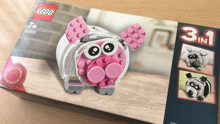 LEGO Mini Piggy Bank aka Sparschwein (40251) im Review