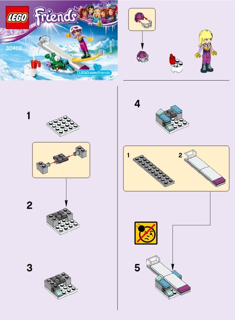 LEGO Friends Snowboard Tricks (30402) Polybag