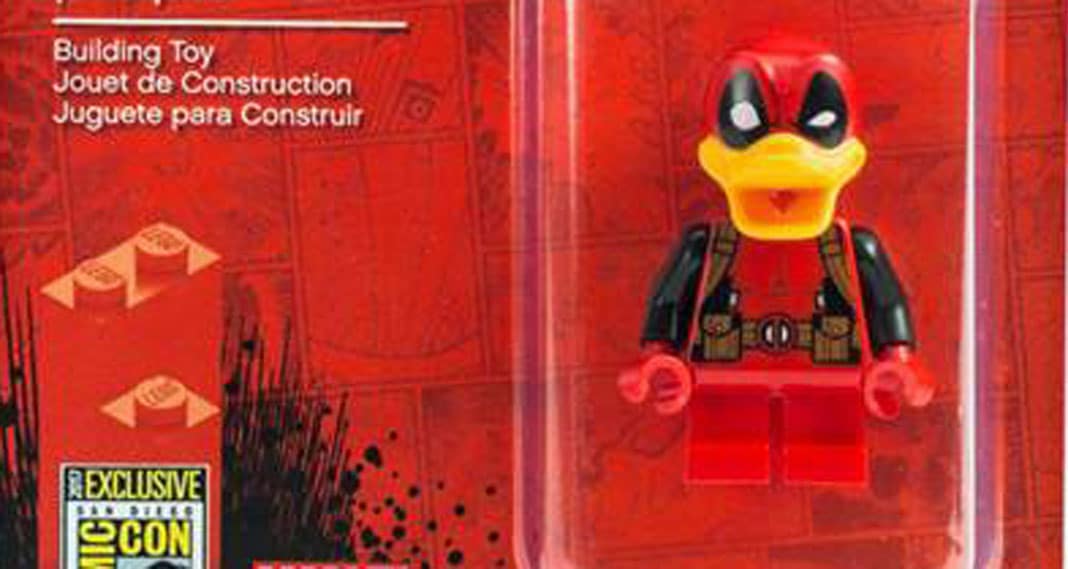 lego superheroes deadpool duck