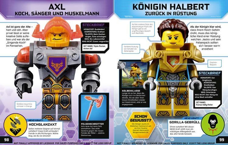 LEGO NEXO KNIGHTS Lexikon der Minifiguren kommt vom DK Verlag