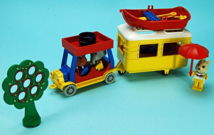 LEGO Fabuland Wohnwagengespann (3680) von 1980 im Classic Review