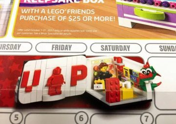lego store vip set calendar
