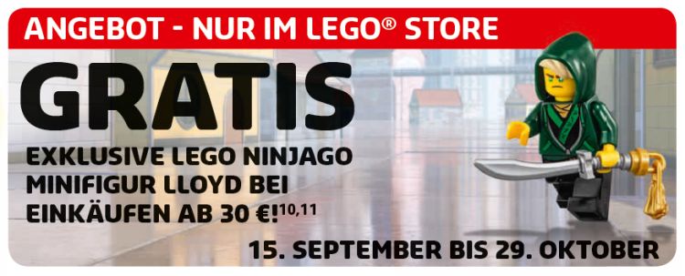 LEGO Ninjago Minifigur Lloyd (30609) jetzt auch im Online-Shop gratis dazu