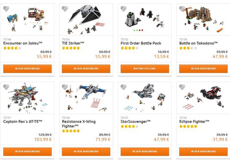 LEGO Star Wars Force Friday 2017: Alle Store-Angebote im Überblick