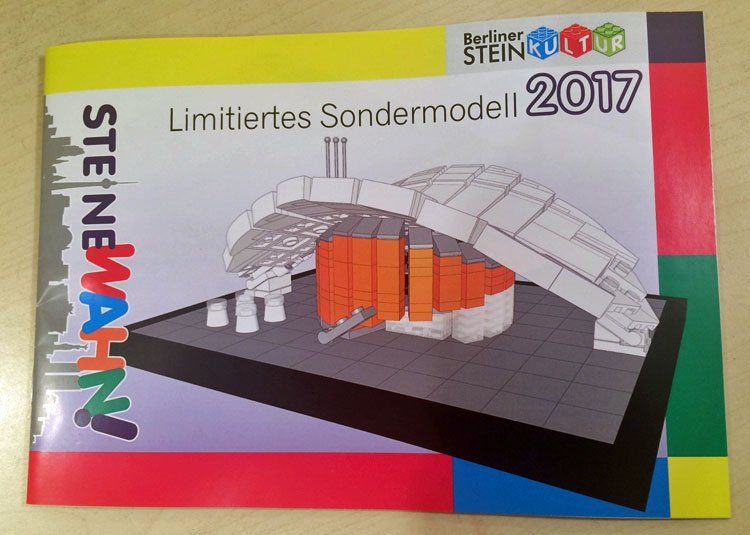 SteineWAHN 2017: Limitiertes LEGO Modell der Berliner Kongresshalle