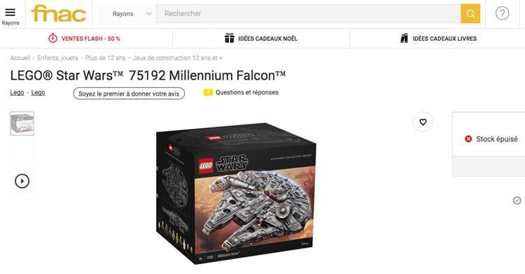 LEGO Star Wars Millennium Falcon (75192): Ab Januar bei fnac erhältlich