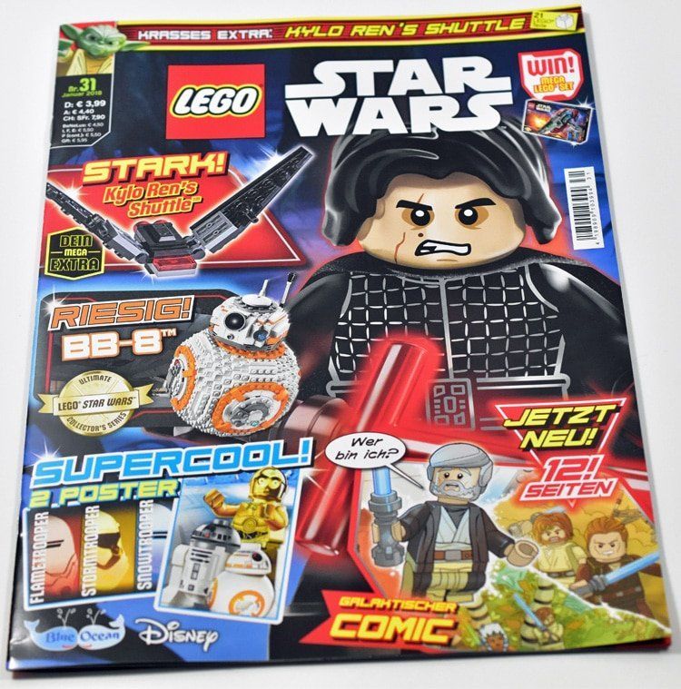 LEGO Star Wars Magazin 01/2018: Kylo Ren's Shuttle und Heft-Vorschau