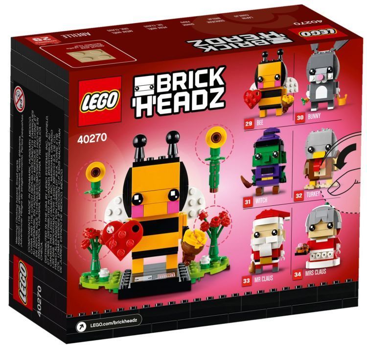 Neu: LEGO BrickHeadz Seasonal 2018 - Bee (40270) macht den Anfang