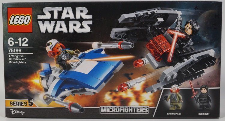 LEGO Star Wars A-Wing vs. TIE Silencer Microfighters (75196) im Review