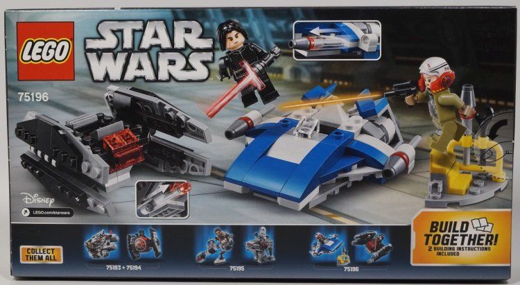 LEGO Star Wars A-Wing vs. TIE Silencer Microfighters (75196) im Review