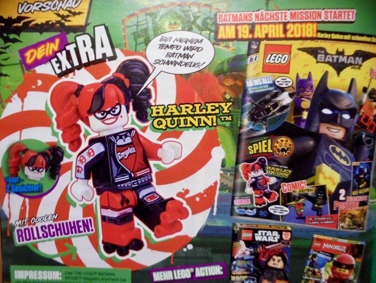 LEGO Batman Movie Magazin #4 kommt mit Harley Quinn Minifigur